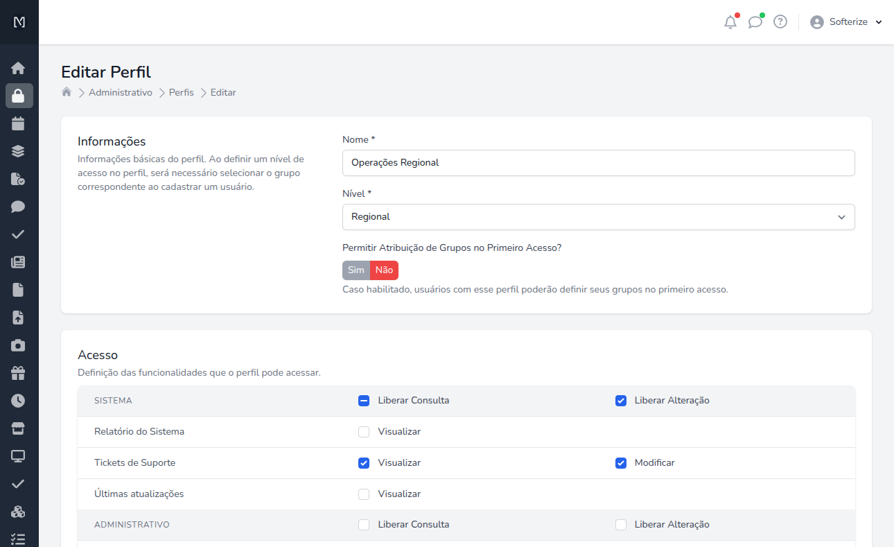 Full control over who accesses what