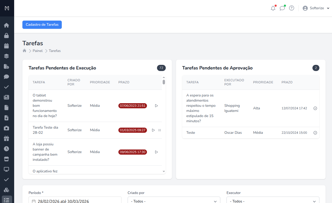 Automatic tasks and notifications